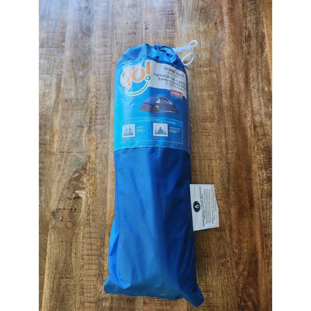 Coleman Go! 2 Person Dome Tent Blue Grey 7x5